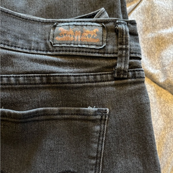Levi Black Denim 515 Bootcut Jeans Size‎ 6 - Picture 7 of 7